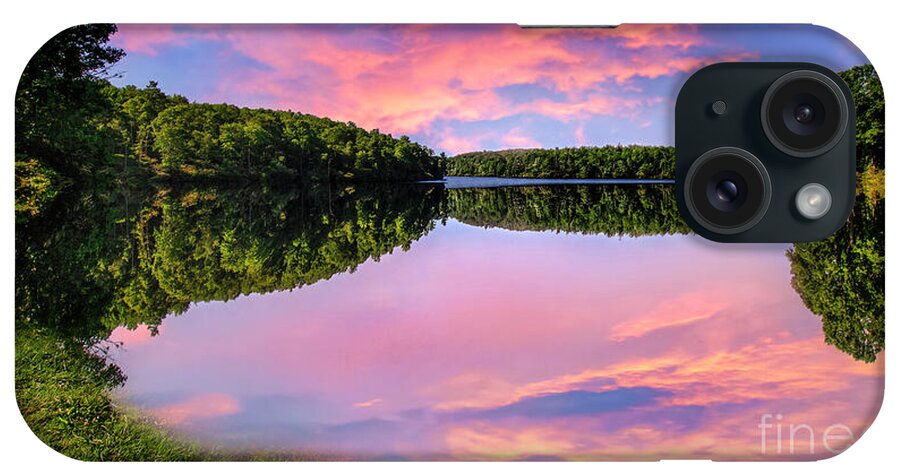 Price Lake iPhone Case featuring the photograph Sunset in the Blue Ridge Mountains by Shelia Hunt