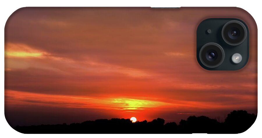 Love iPhone Case featuring the photograph Sunset Kiss by Leonida Arte