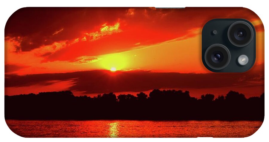  iPhone Case featuring the photograph Sunset Magic IV by Leonida Arte