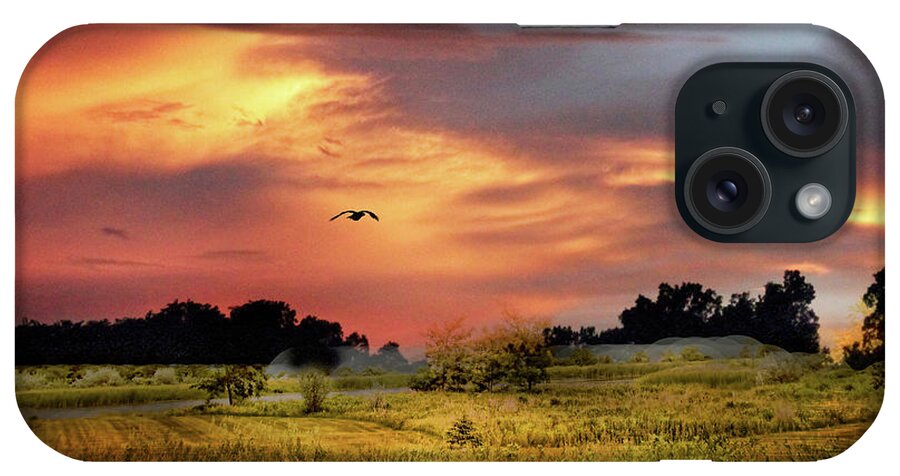 Meadow iPhone Case featuring the photograph Sunset Meadow by Jessica Jenney