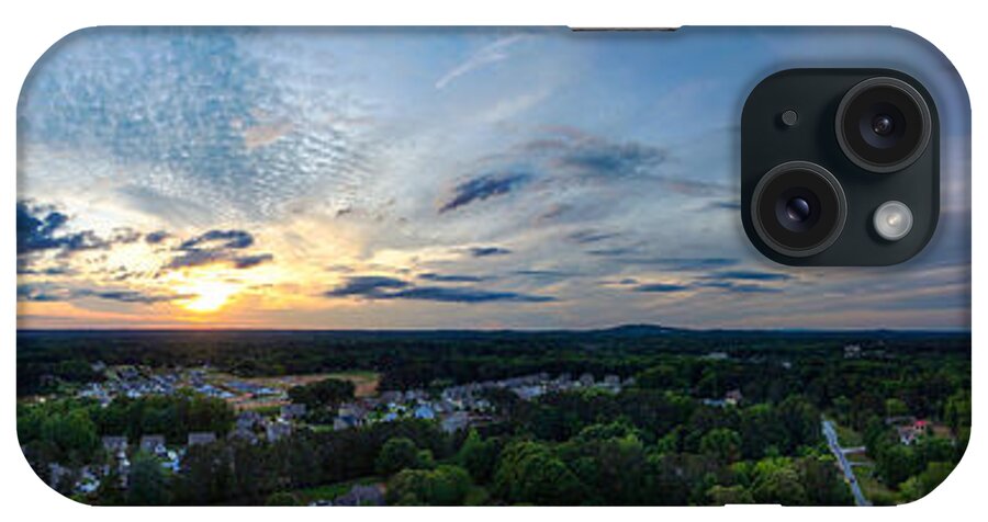 Aerial iPhone Case featuring the photograph Sunset of Powder Springs by Marcus Jones