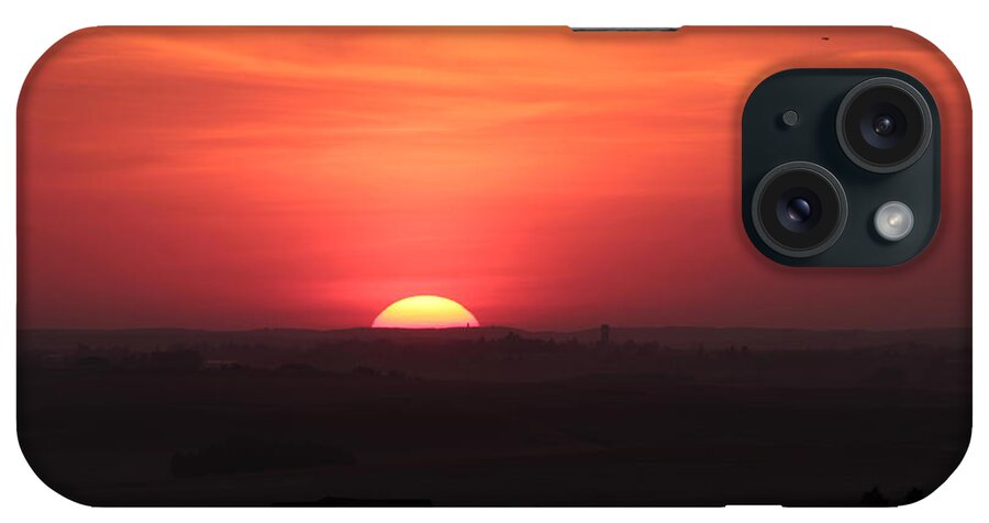 Dust iPhone Case featuring the photograph Sunset over the Palouse by Jean Evans