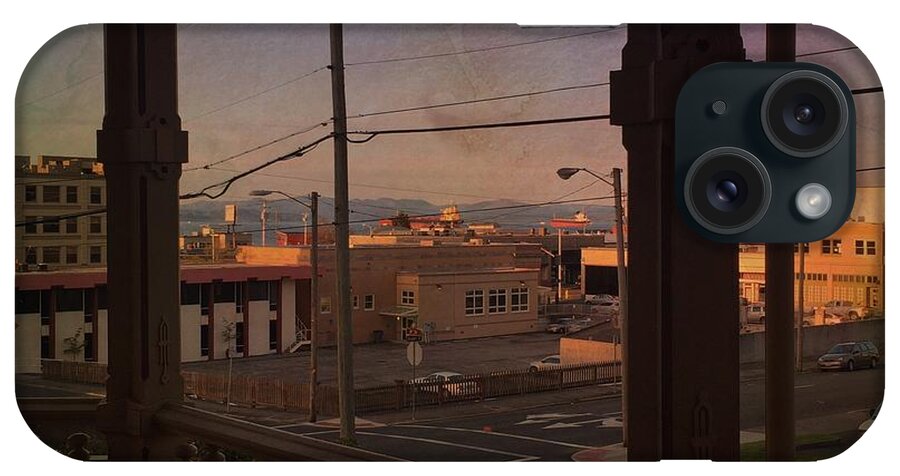 Astoria iPhone Case featuring the photograph Sunset View in Astoria by Charlene Mitchell