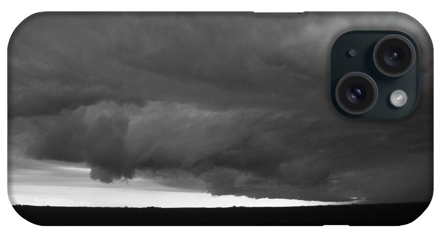 Nebraskasc iPhone Case featuring the photograph Supercell Encounter before Nightfall 022 by Dale Kaminski