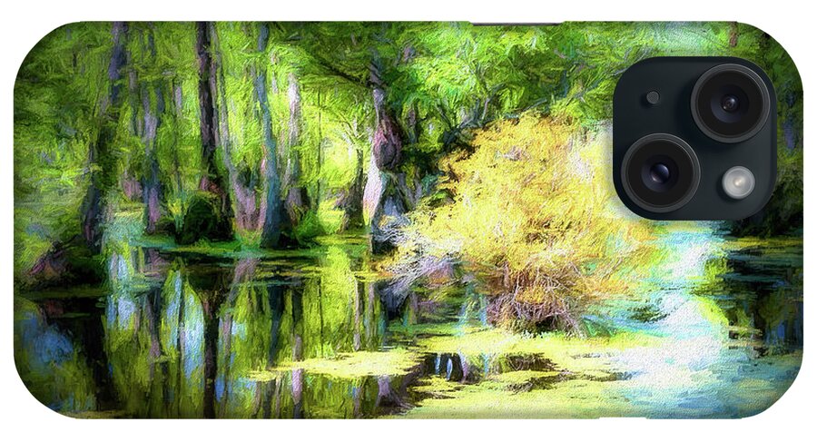 North Carolina iPhone Case featuring the photograph Swamp of Many Colors ap by Dan Carmichael