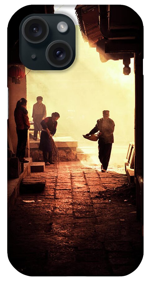 China iPhone Case featuring the photograph Sweepers by Mark Gomez