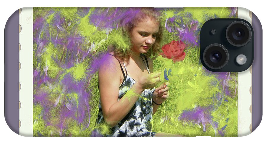 Girl iPhone Case featuring the photograph Sweet Girl by Shirley Moravec