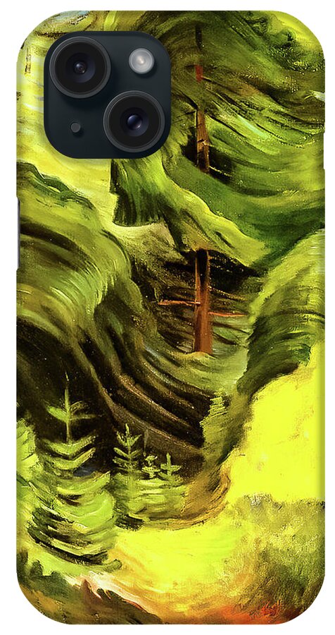 Swirl iPhone Case featuring the painting Swirl by Emily Carr 1937 by Emily Carr