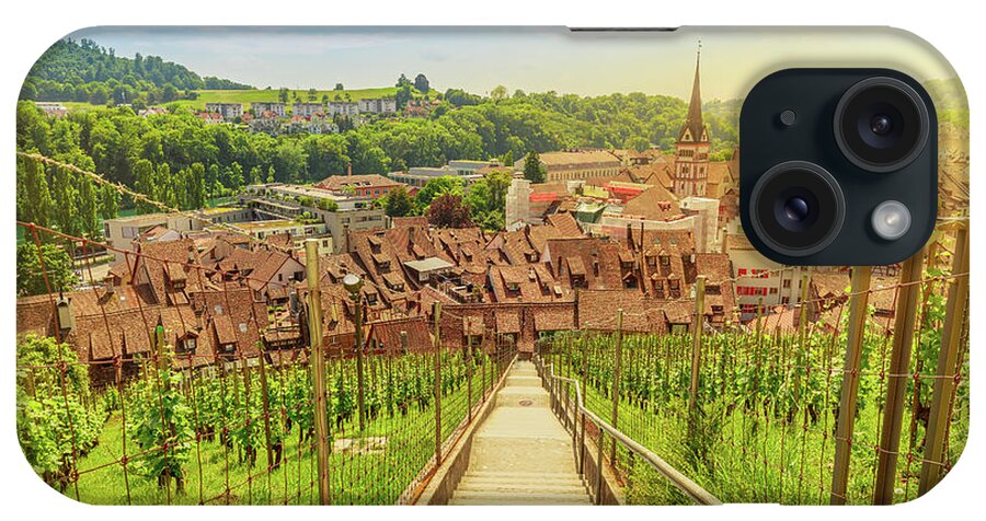 Schaffhausen iPhone Case featuring the photograph Swiss Vineyards of Schaffhausen by Benny Marty