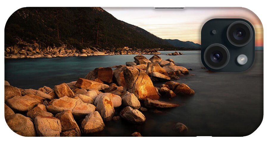 Lake iPhone Case featuring the photograph Tahoe Evening by Mike Lee