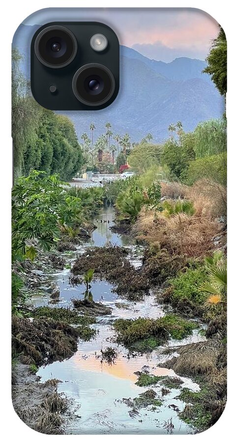 Wash iPhone Case featuring the photograph Tahquitz Creek in Palm Springs by Matthew Bamberg