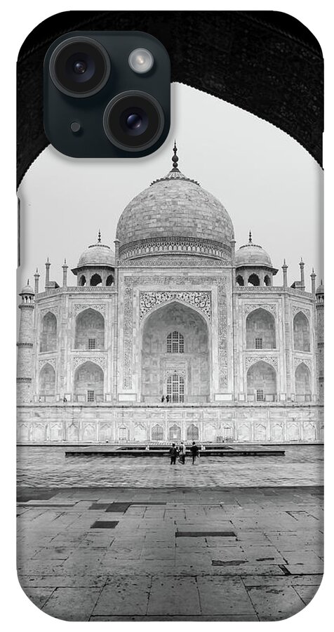 Taj Mahal iPhone Case featuring the photograph Taj Mahal Indian Restaurant Decoration by Josu Ozkaritz
