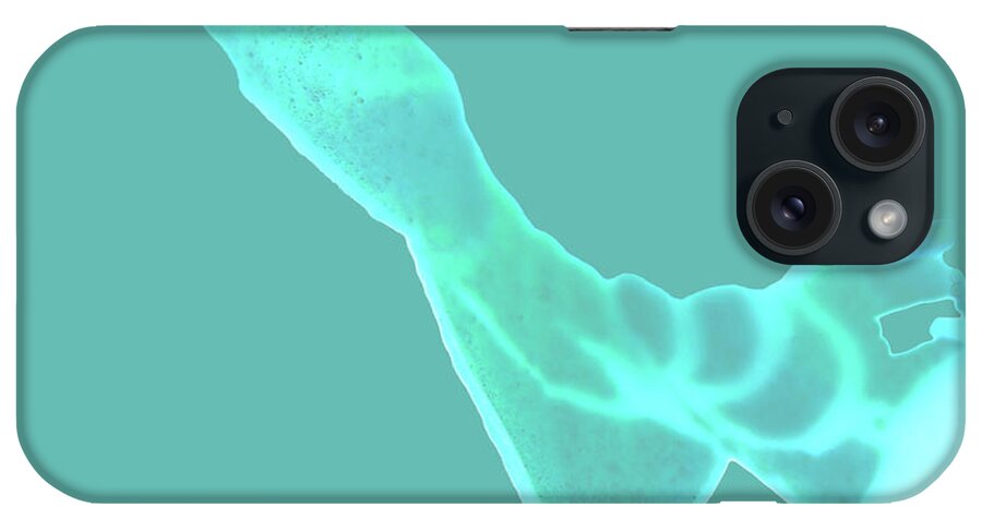 Contemporary Art iPhone Case featuring the digital art Talking by Jeremiah Ray