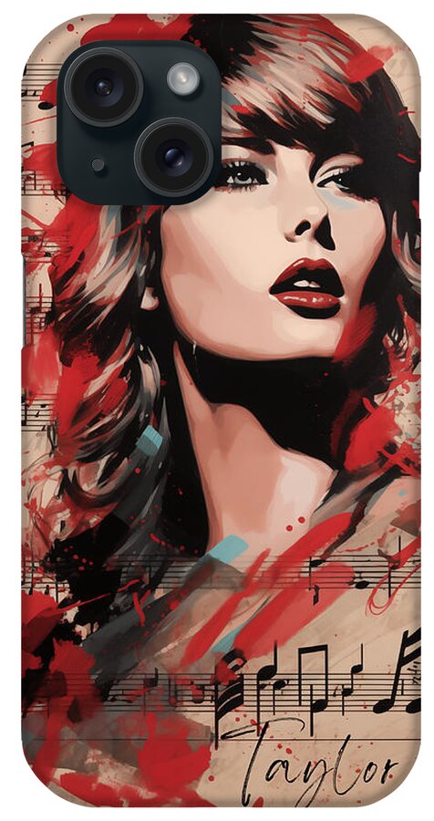 Taylor iPhone Case featuring the digital art Taylor by Rob Smith's