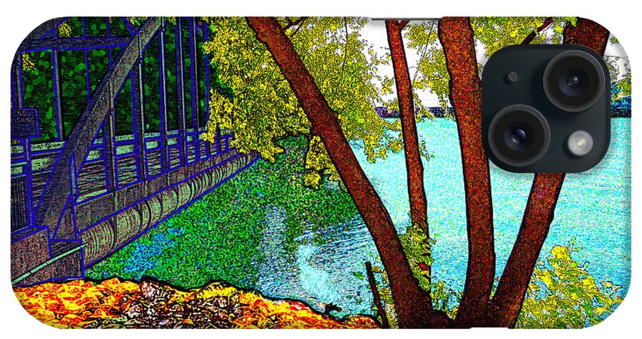 Chattanooga iPhone Case featuring the digital art Tennessee River Walk by Rod Whyte