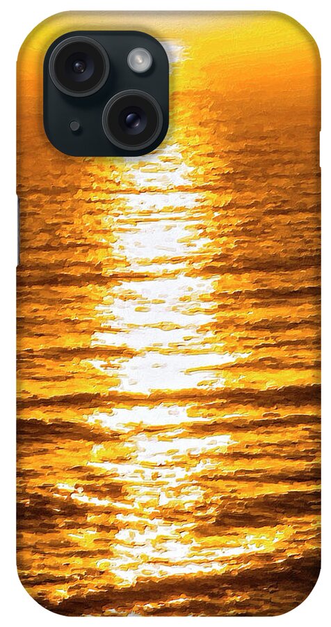 Sunrise iPhone Case featuring the photograph That Magic Moment In Abstract by Leslie Montgomery