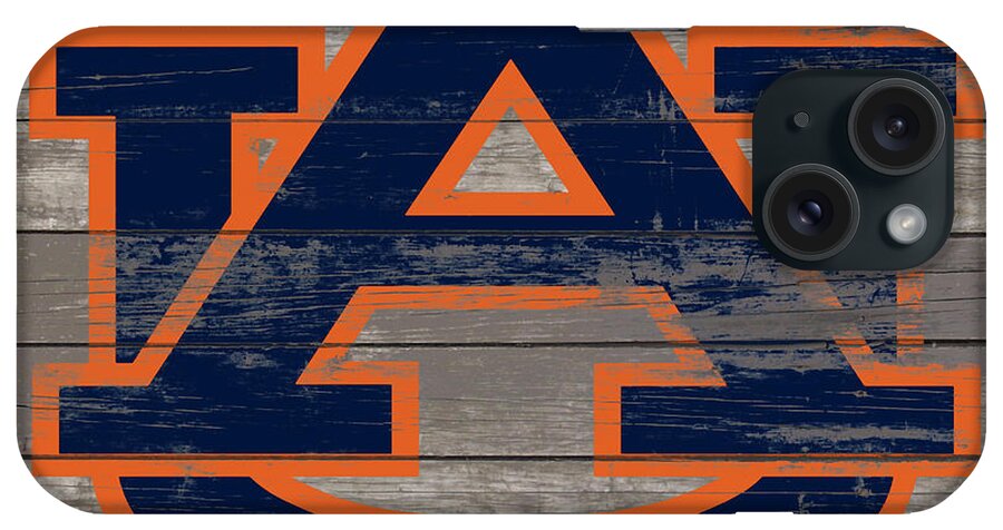 Auburn Tigers iPhone Case featuring the mixed media The Auburn Tigers 1b by Brian Reaves