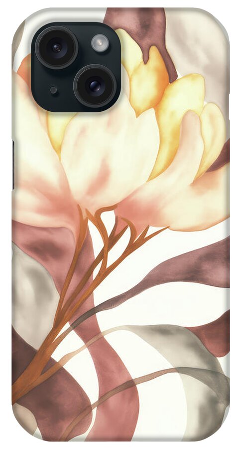 Abstract iPhone Case featuring the painting The Beauty of Nature by Greg Collins