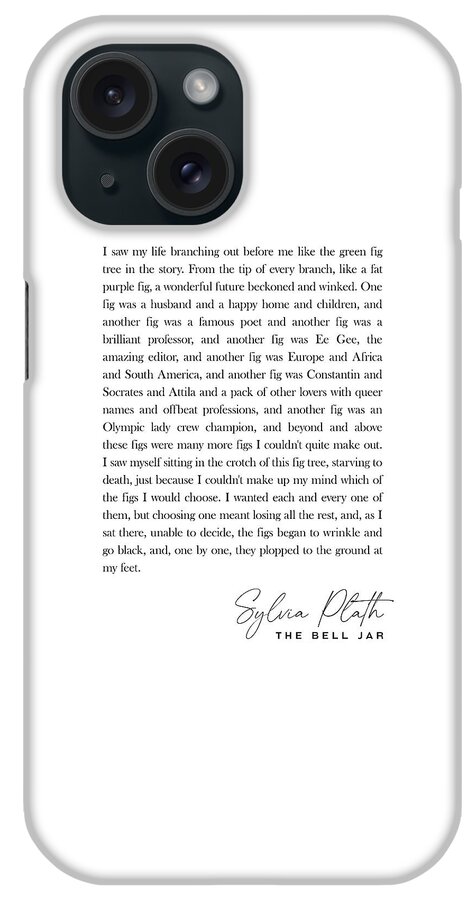 The Bell Jar - Sylvia Plath Quote - Literature - Typography Print 2 - Black  Art Print by Studio Grafiikka - Fine Art America
