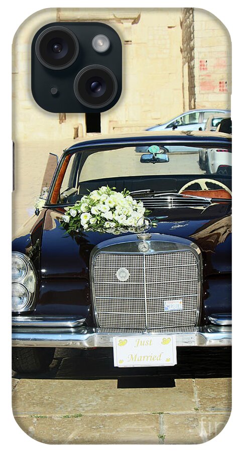 Bethlehem iPhone Case featuring the photograph The Black Wedding Car by Munir Alawi