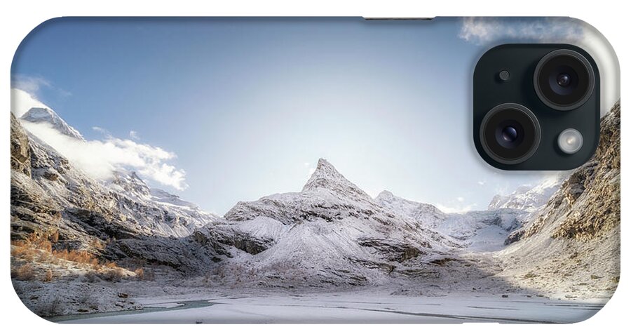 Alpine iPhone Case featuring the photograph The blue pool by Dominique Dubied