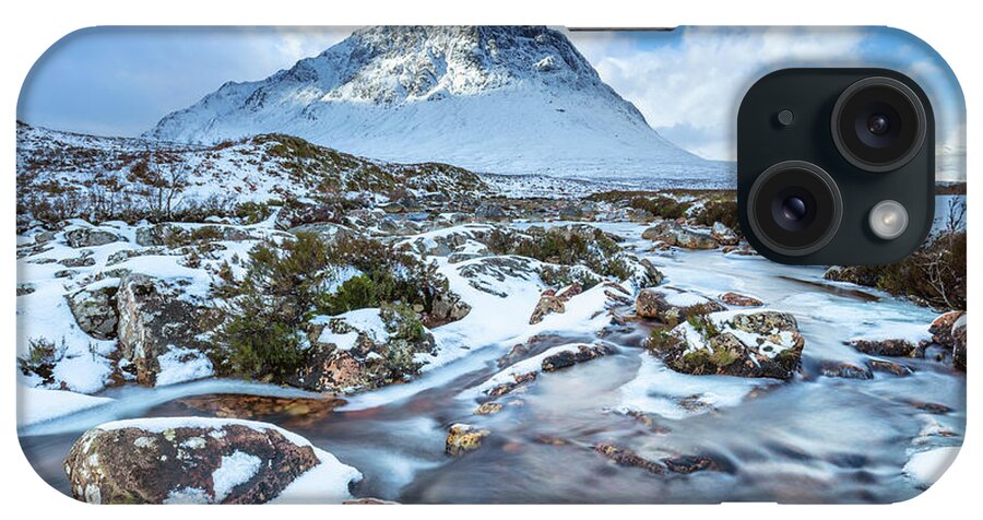 Buachaille Etive Mor iPhone Case featuring the photograph The Buachaille, Buachaille Etive Mor in the Scottish Highlands by Neale And Judith Clark