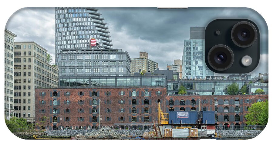 Barge iPhone Case featuring the photograph The Changing Brooklyn Waterfront by Cate Franklyn