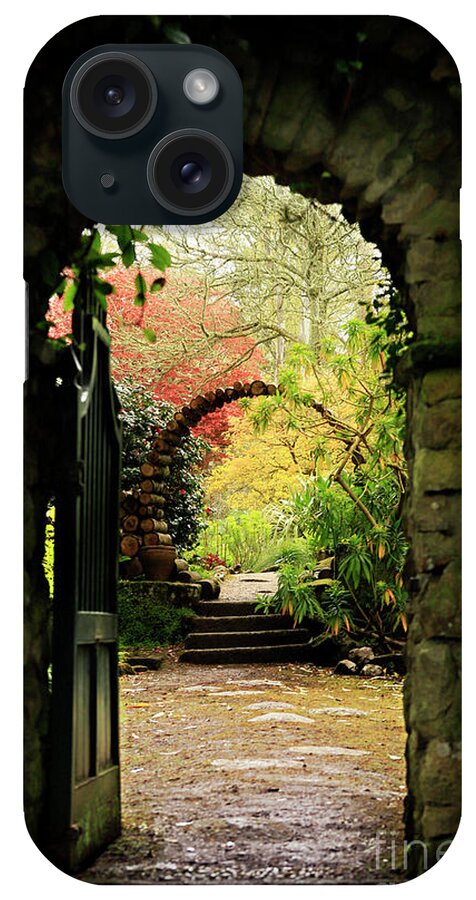 Enys iPhone Case featuring the photograph The Colonel's Garden Gate by Terri Waters