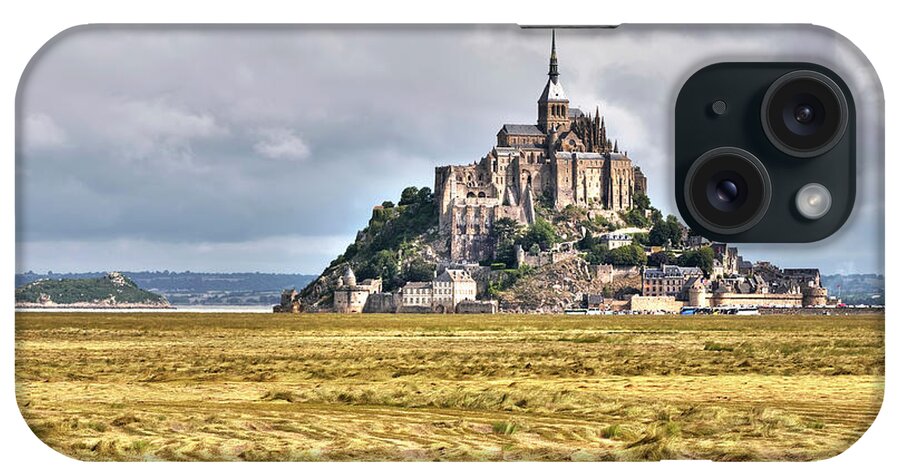 Mont St Michel iPhone Case featuring the photograph The Country Side of Mont Saint Michel - France by Paolo Signorini