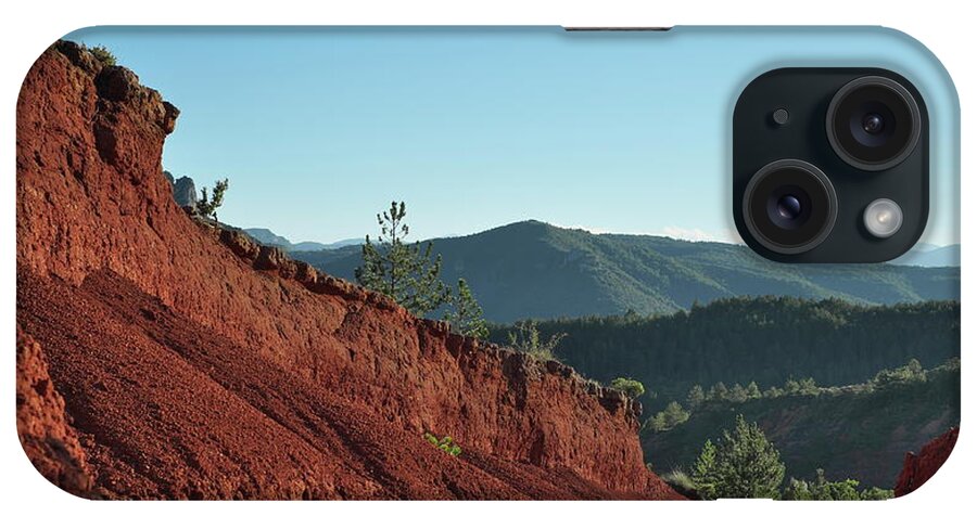 Red Lands iPhone Case featuring the photograph The cradle of Humankind by Karine GADRE