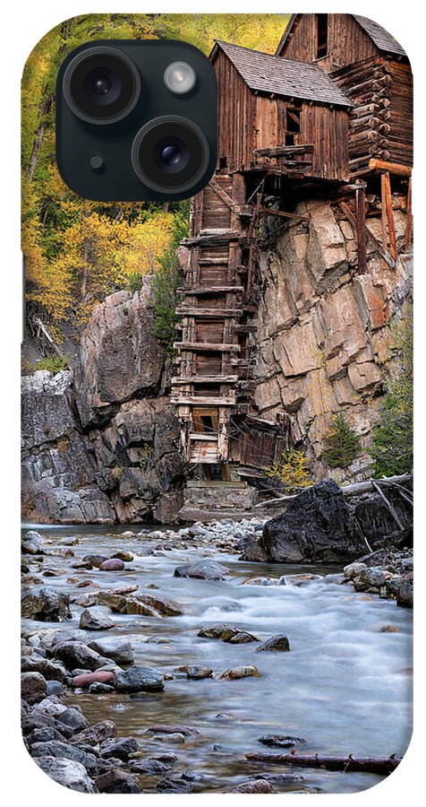 Colorado iPhone Case featuring the photograph The Crystal Mill by Patrick Campbell