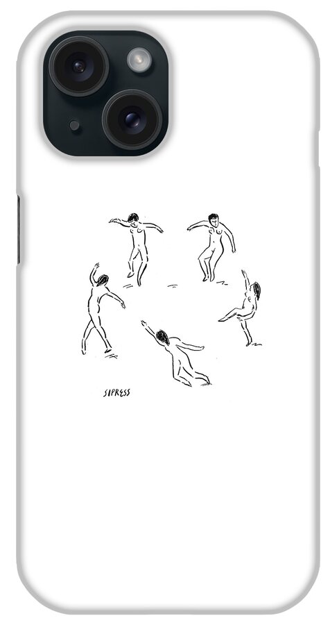 The Dance Of Social Distance iPhone Case