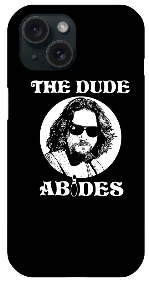  Dude iPhone Case featuring the digital art The Dude Abides by Elijah Pease