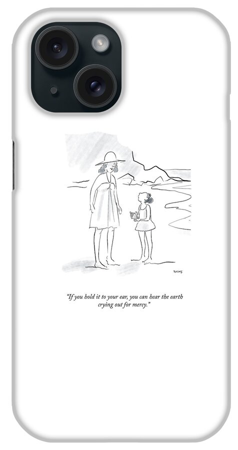 The Earth Crying iPhone Case