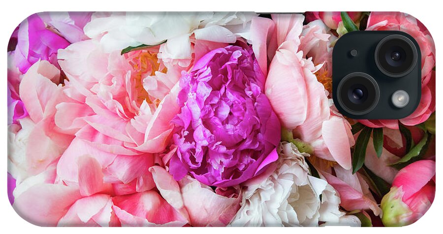 Peonies iPhone Case featuring the photograph The Embrace of Spring by Marilyn Cornwell
