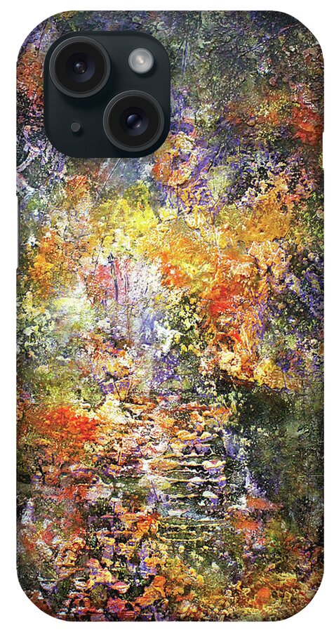 Landscape iPhone Case featuring the painting The Entrance by Patricia Lintner
