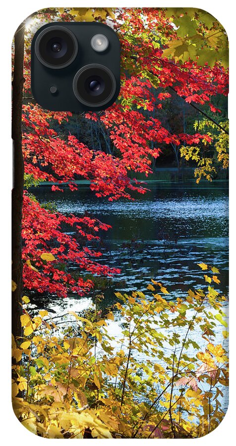 Fall Foliage iPhone Case featuring the photograph The Glory of a New England Autumn by Anita Pollak