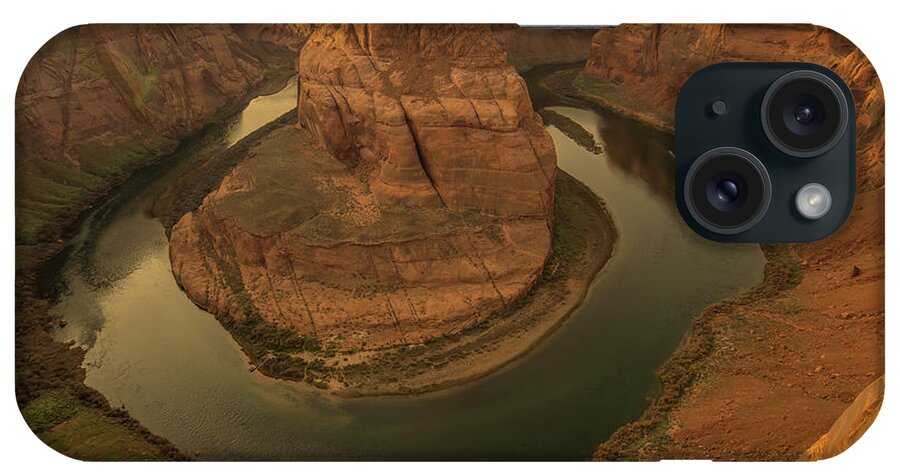 Horseshoe Bend iPhone Case featuring the photograph The Horseshoe by Jerry Cahill