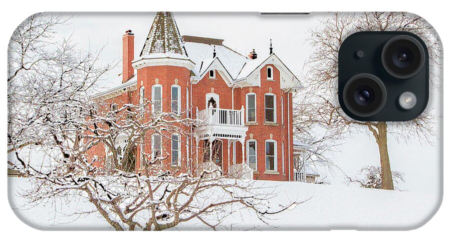 Gardens iPhone Case featuring the photograph The Kitchen House in Winter by Marilyn Cornwell