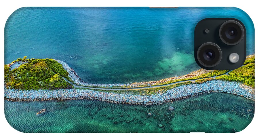 Quissett Harbor iPhone Case featuring the photograph The Kob by Veterans Aerial Media LLC