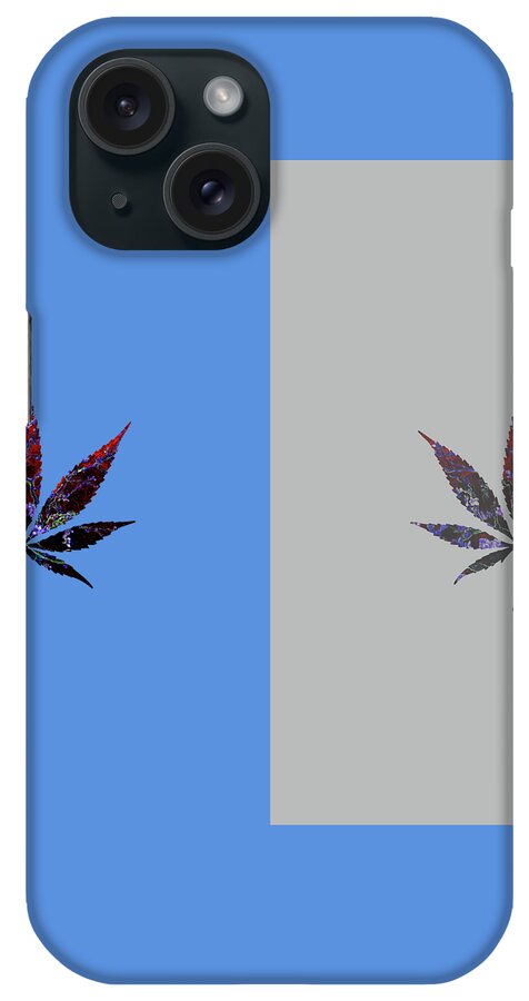 Druggy iPhone 15 Case featuring the digital art The Leaves of Grass by David Bridburg