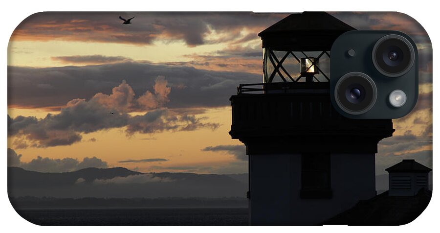 Lime Kiln iPhone Case featuring the photograph The Lime Kiln lighthouse on the East side of Haro Strait, west side 2019 by Monterey County Historical Society