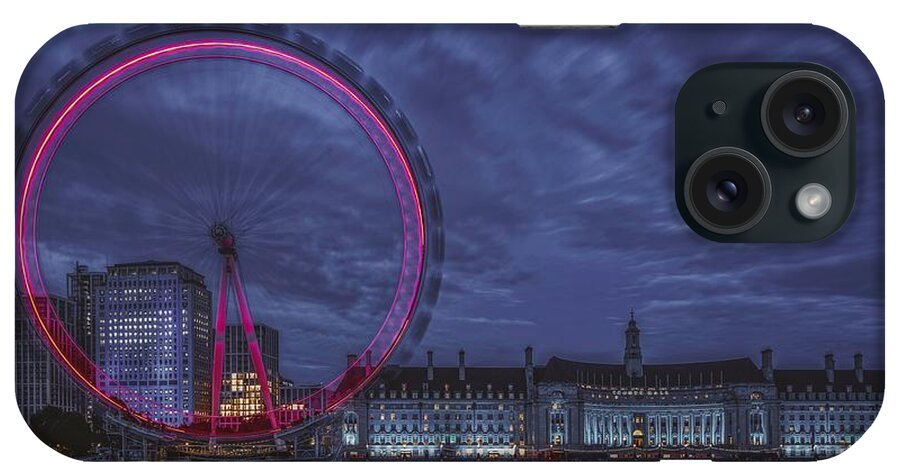 London Eye iPhone Case featuring the photograph The London Eye by Pierre Blache