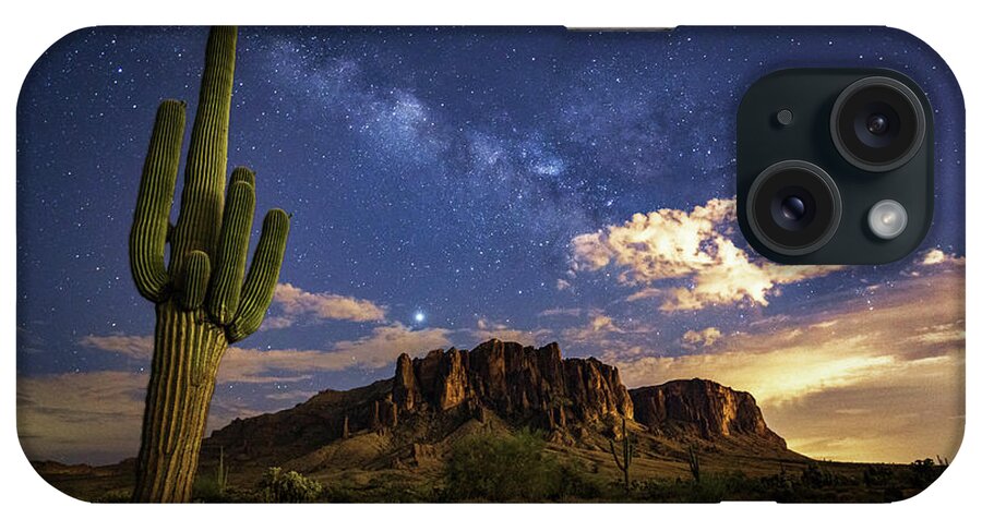 Arizona iPhone Case featuring the photograph The Lost Dutchman by Tassanee Angiolillo