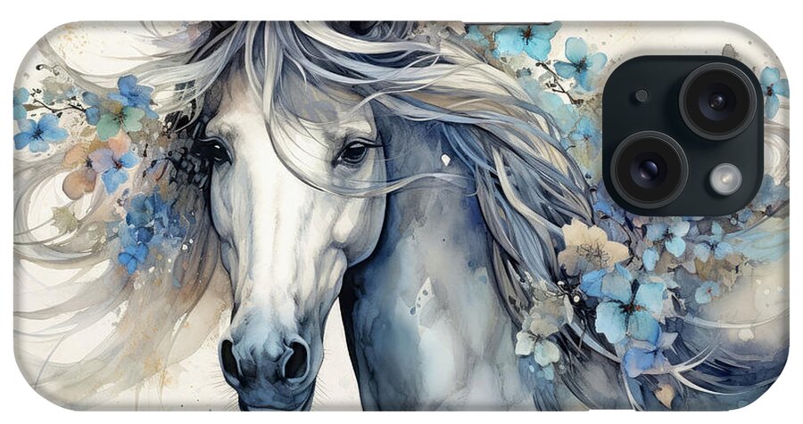 Horse iPhone Case featuring the painting The Lovely Mare by Tina LeCour
