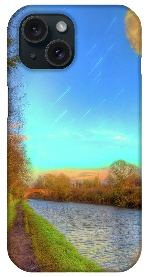 Path iPhone Case featuring the digital art The Narrow Path by Jason Fink