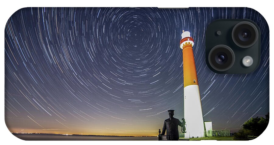 Barnegat iPhone Case featuring the photograph The Night Watch at Barnegat Lighthouse by Kristia Adams