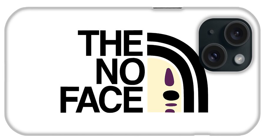 No Face iPhone Case featuring the digital art The No Face by Goyangan Maut