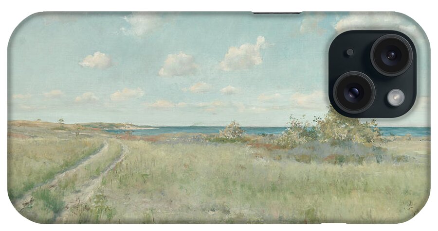 The Old Road To The Sea iPhone Case featuring the painting The Old Road to the Sea, circa 1893 by William Merritt Chase