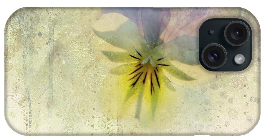 Pansy iPhone Case featuring the photograph The Pansy Print by Eva Lechner